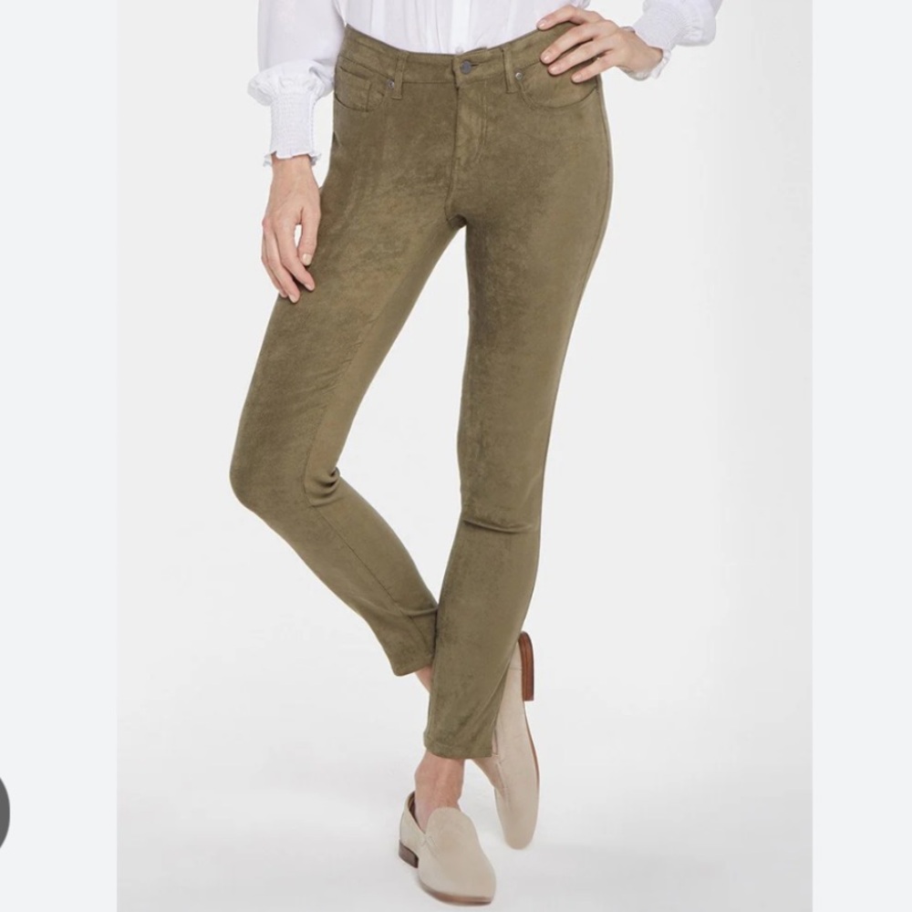 N.Y.D.J. Not Your Daughter’s Jeans Moss green AMI legging jeans, 6. - Picture 2 of 10